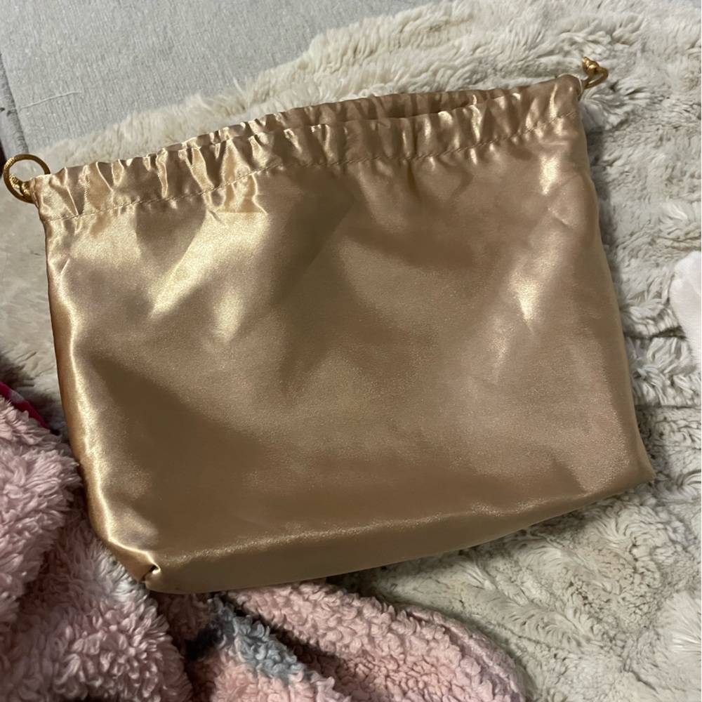 NWOT Ulta gold metallic cosmetic bag